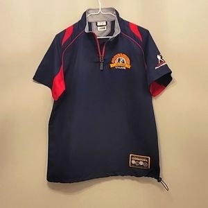 Authentic Cooperstown apparel 1/4 baseball warmup shirt. Youth XL